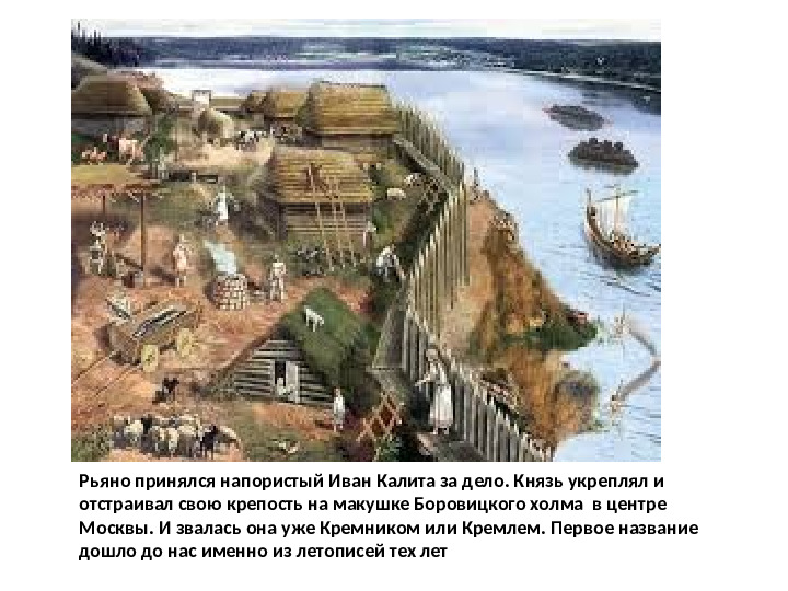 Презентация по ФЦКМ на тему "Московский кремль. Становление Кремля"