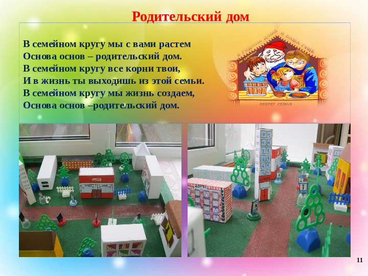 Презентация к 1-му родительскому собранию в старшей группе "Всё начинается с семьи"