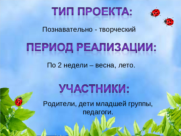 Презентация проекта "Как научить любить природу"