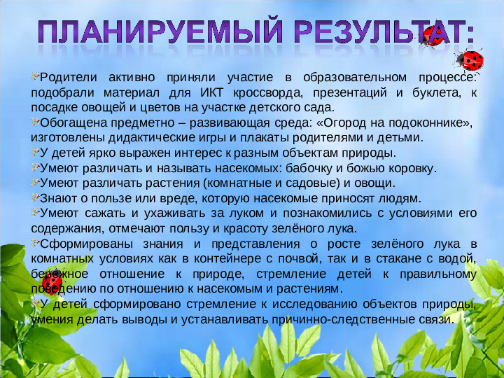 Презентация проекта "Как научить любить природу"
