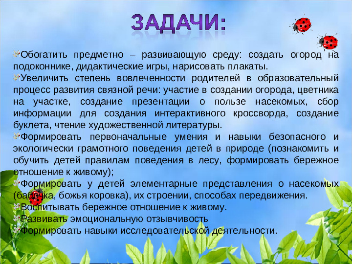 Презентация проекта "Как научить любить природу"