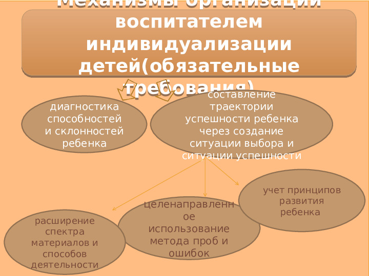 Содержание образовательной деятельности в детском саду