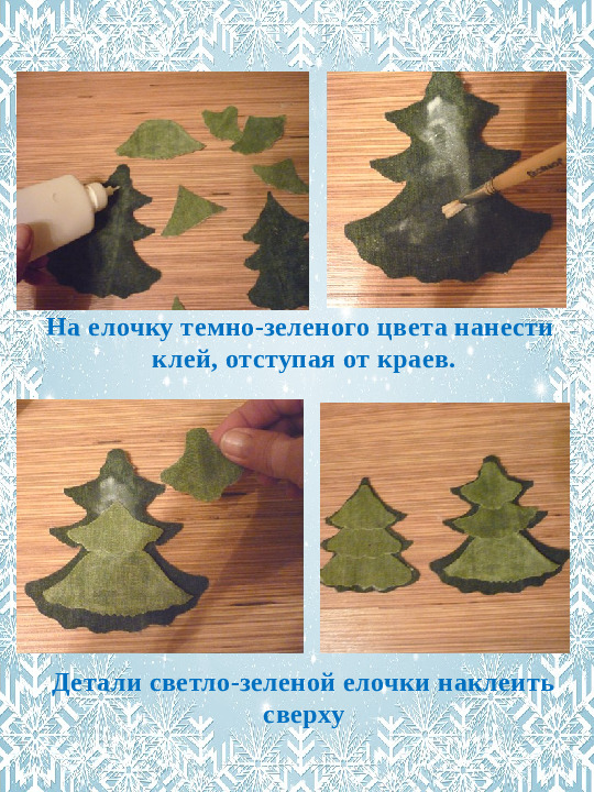 Мастер - класс "Зимняя картина"