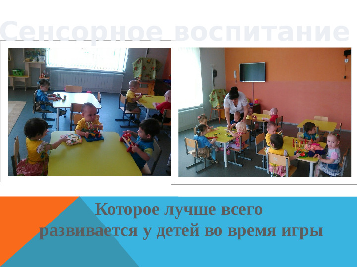 Презентация на тему "Сенсорное развитие детей раннего возраста через дидактическую игру"