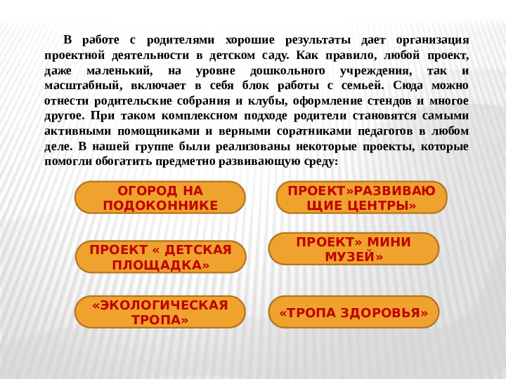 Взаимодействие педагога с родителями по созданию РППС