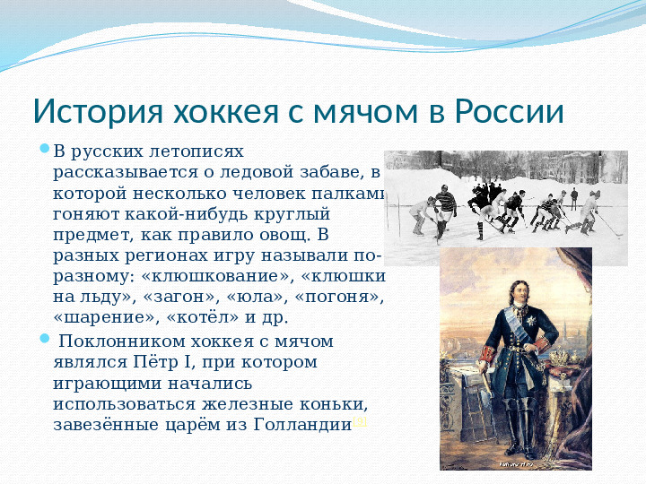 Ознакомление детей дошкольного возраста с видом спорта "Хоккей с мячом"