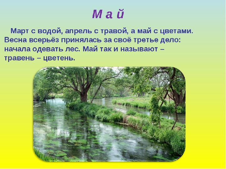 Презентация для дошкольников :"Весна идет!"