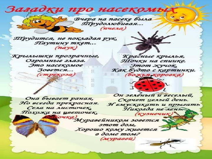 Презентация для дошкольников:"Ах, лето!"