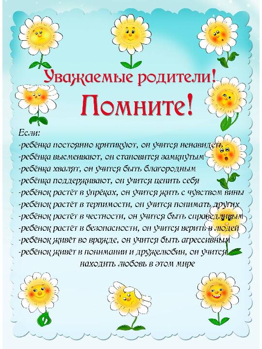 Презентация "памятки для родителей"