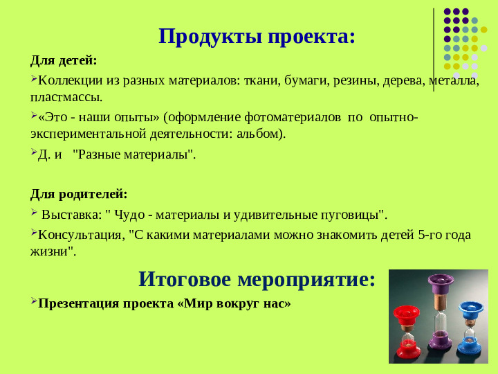 Презентация проекта "Мир вокруг нас"