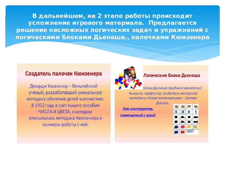 Презентация на тему "Применение игровых технологий в познавательной активности детей"