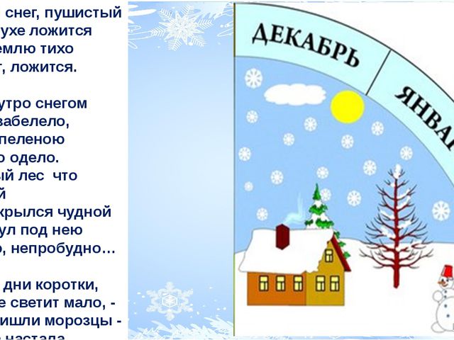 Времена года. Презентация для дошкольников
