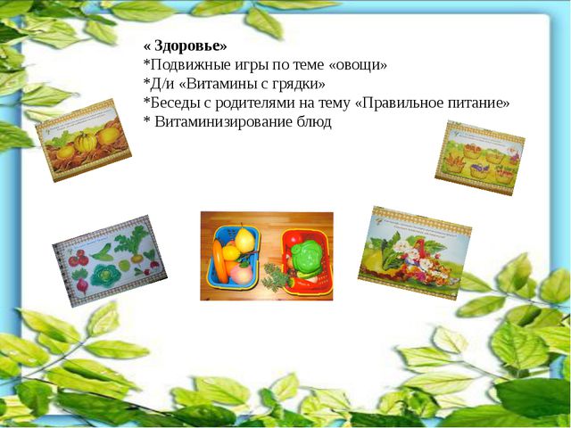 Витамины на грядке. Презентация