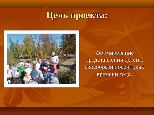 Золотая осень подготовительная группа ДОУ
