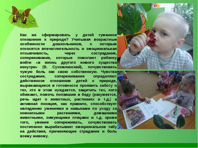 Ознакомление детей дошкольного возраста с окружающим миром