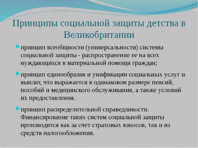 Социальный опыт ребенка. Принципы социальной защиты детства. Структура социальной защиты детства. Система социальной защиты детей. Принципы социальной поддержки.