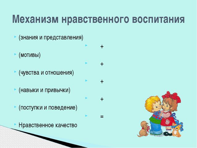 Нравственное воспитание дошкольников. Презентация для воспитателя