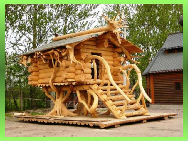 Изделия из дерева. Презентация для дошкольников
