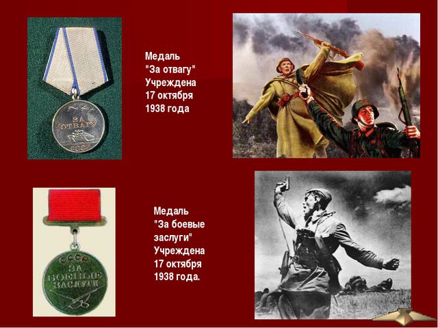 Ордена и медали Великой Отечественной войны. Презентация для дошкольников