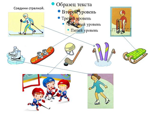 Зимние виды спорта. Презентация для детей
