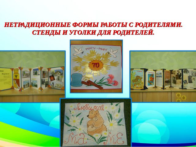 Взаимодействие воспитателя ДОУ с родителями