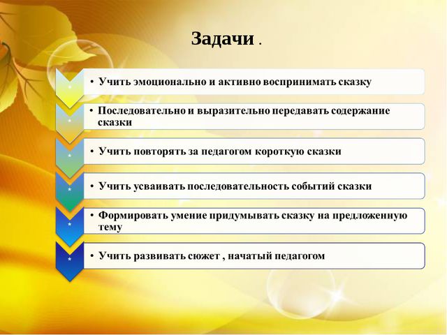 Развития связной речи посредством сказки, 2 младшая группа