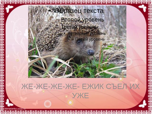Буквы Ее. Презентация для детей
