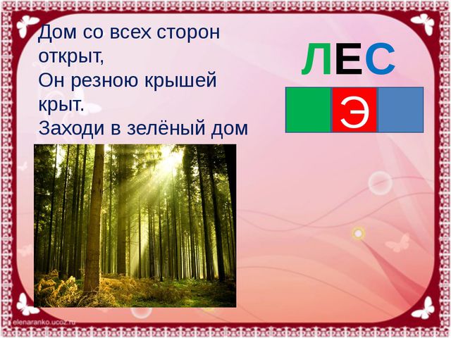 Буквы Ее. Презентация для детей