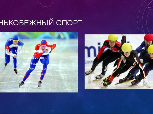 Зимние виды спорта. Презентация для дошкольников