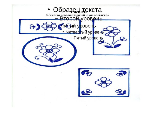 Декоративная роспись. Презентация для детей