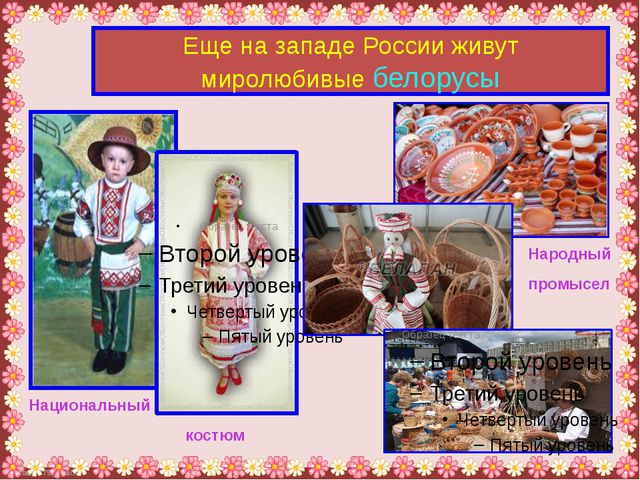 Россия дружная страна. Презентация для дошкольников