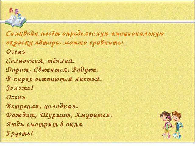 Применение метода синквейн в развитии речи детей старшего дошкольного возраста