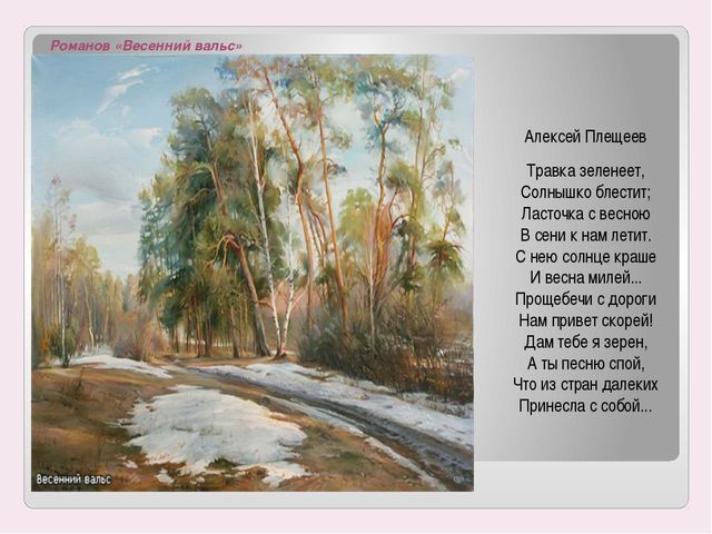 Весна глазами художников. Презентация для дошкольников