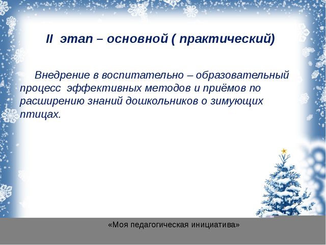 Зимующие птицы для детей средней группы