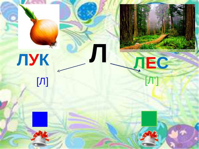 1 класс схема слова лук