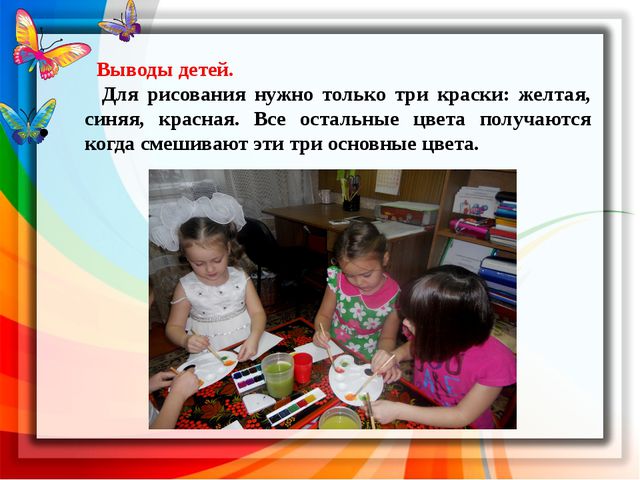 Сколько красок нужно для рисования?