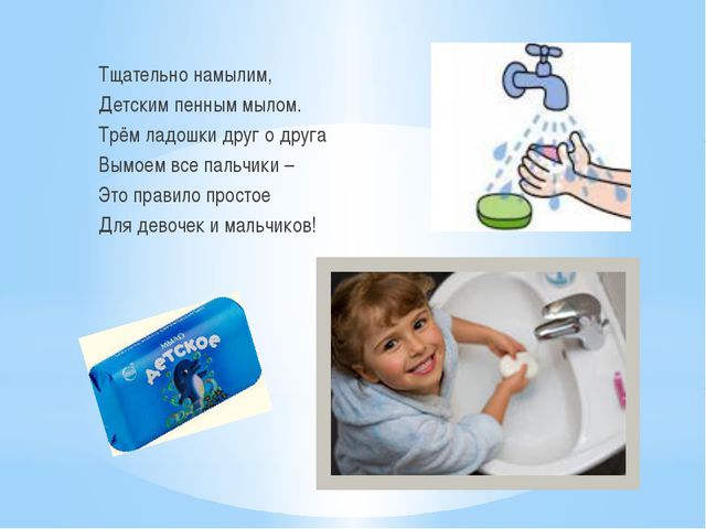 Моем руки правильно. Презентация для детей