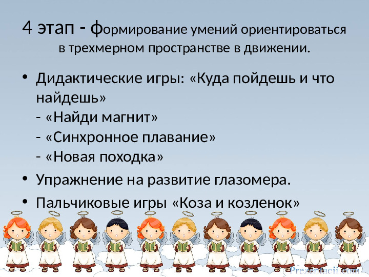 Развитие пространственных представлений у дошкольников. Презентация