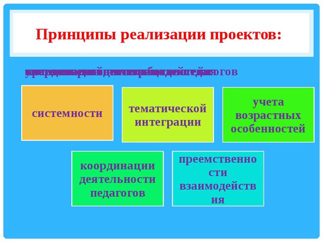 Использование методов проектов в практике в доу