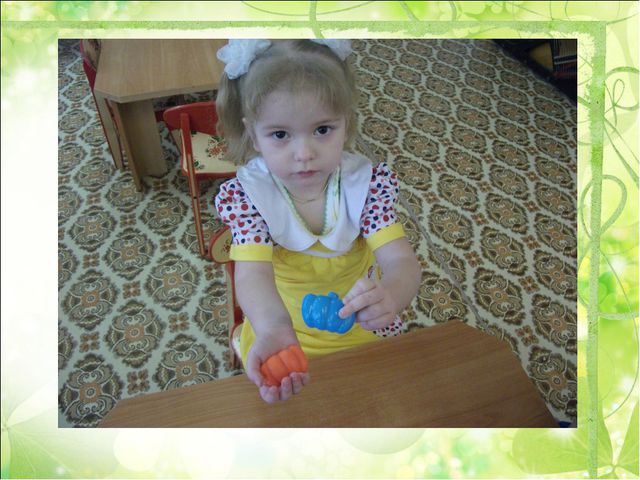Развитие мелкой моторики посредством тестопластики у детей младшего дошкольного возраста