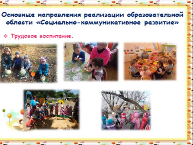 Социально - коммуникативное развитие детей