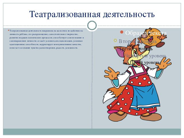 Организация различных видов деятельности и общения детей. Презентация