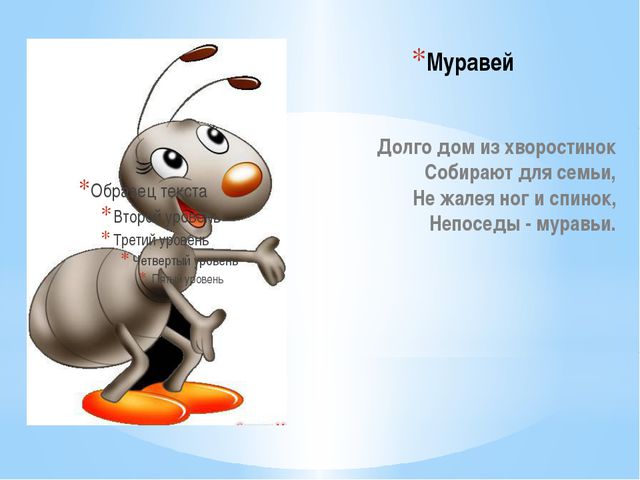 Стихи про насекомых