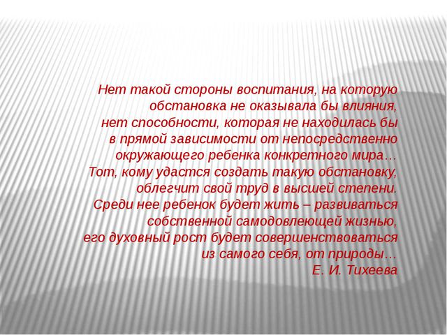 Организация развивающей предметно-пространственной среды с учётом ФГОС в первой младшей группе