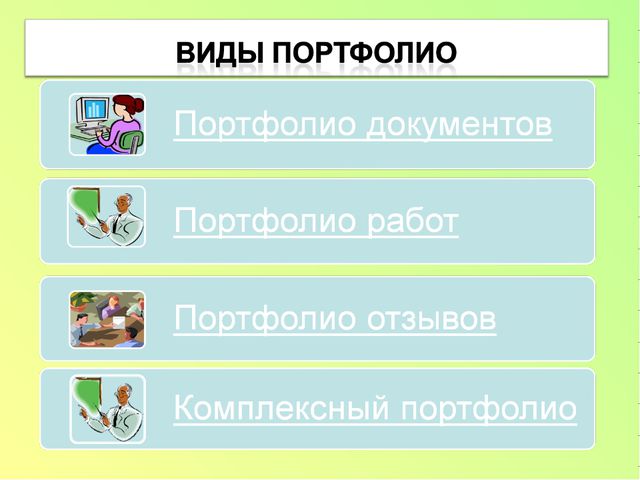 Электронный портфолио воспитателя