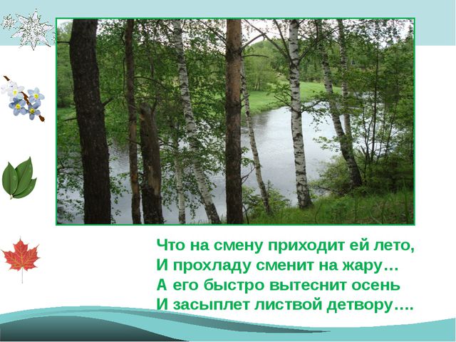 Времена года - законы природы. Презентация для детей подготовительной группы