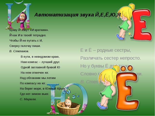 Картотека стихов для автоматизации звуков