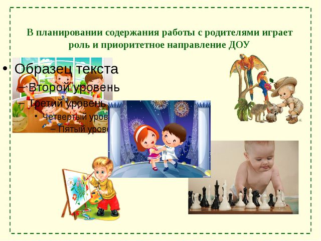 Взаимодействие ДОУ с семьёй