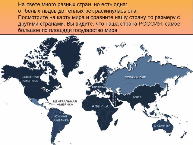 Моя Родина. Презентация для дошкольников