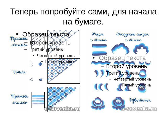 Васильковая Гжель. Презентация для детей старшего дошкольного возраста
